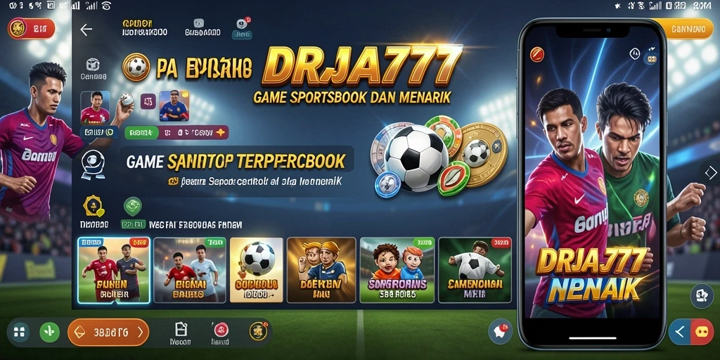 Tampilan gameplay menarik dari DRAJA777 saat memasang taruhan olahraga.