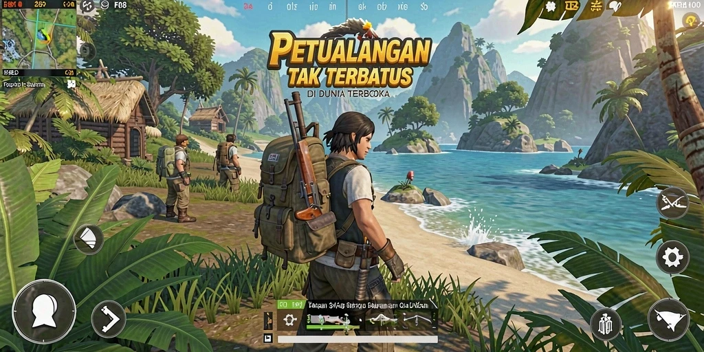 Screenshot gameplay FO8 yang menunjukkan dunia Open World yang luas dan interaktif.