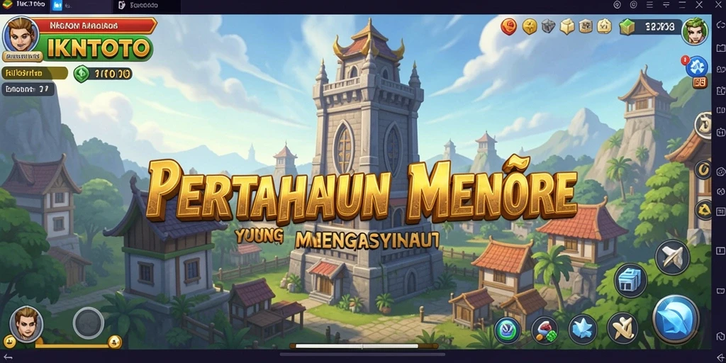 Gambar gameplay menara pertahanan yang menarik di IKNTOTO.