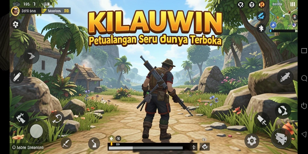 Gameplay KILAUWIN yang seru dalam dunia terbuka.