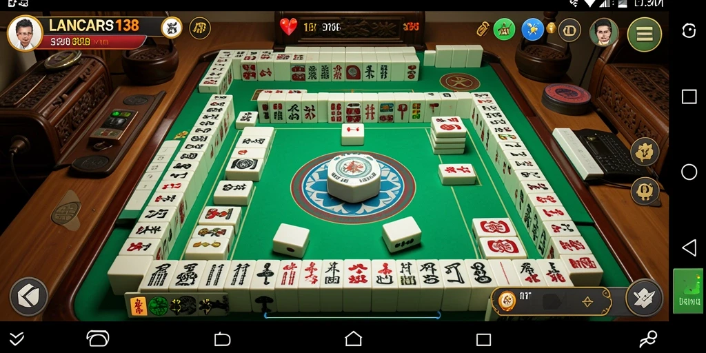 Screenshot gameplay LANCAR138 menampilkan keseruan bermain Mahjong.