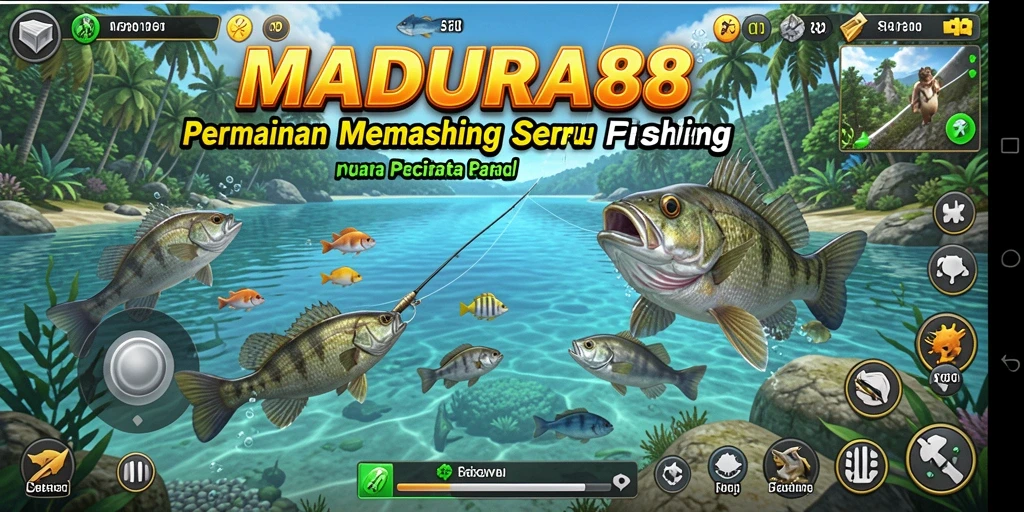 Tampilan menarik MADURA88 saat dalam aksi memancing.