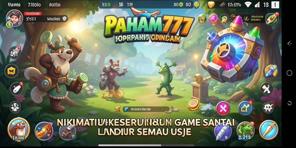 Tampilan screenshot PAHAM777 dengan gameplay yang mengasyikkan dan warna-warni.