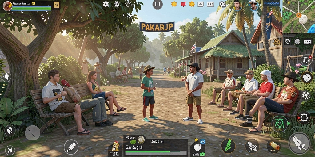 Tampilan gameplay seru dalam PAKARJP yang menghibur.
