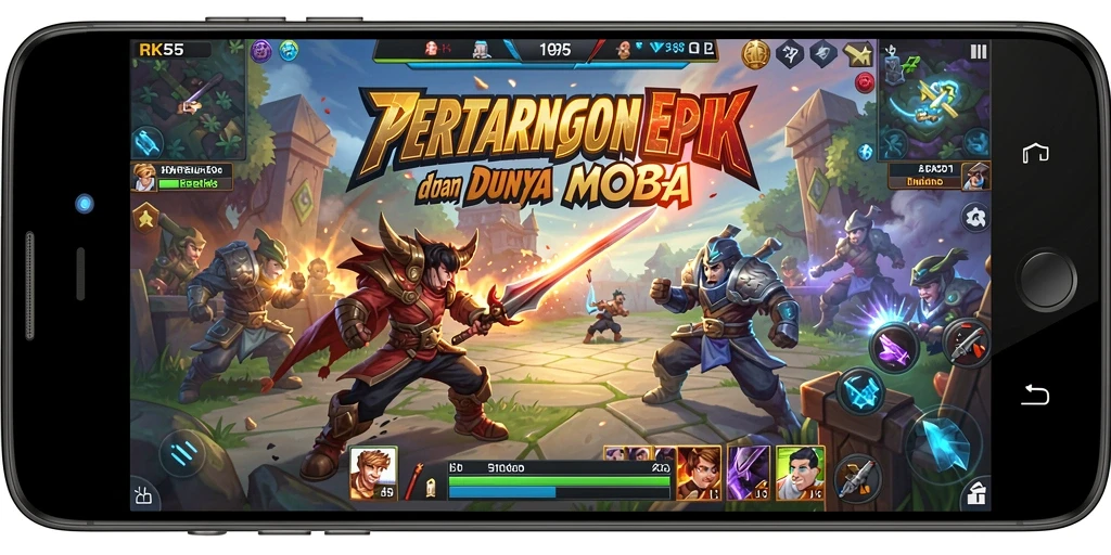 Tampak seru dari pertarungan strategis dalam RK55.