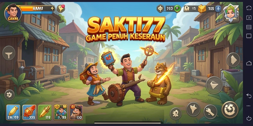 Tampilan gameplay SAKTI77 yang seru dan menarik.